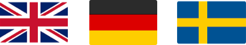 Termine auf Englisch, Deutsch und Schwedisch